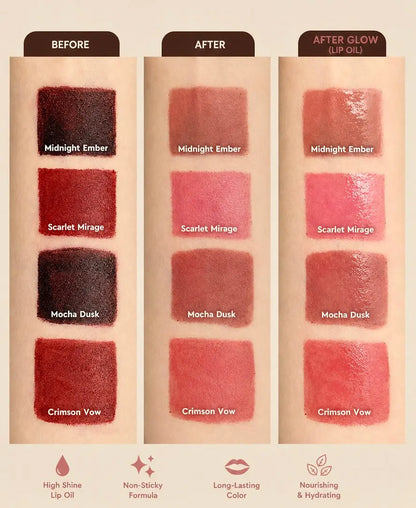 Glow Flip Lip Duo | Lip Stain + Hydrating Lip Oil DIELOK